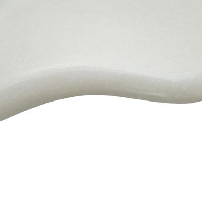 Outil de salon de beauté de soins de la peau de la pierre de jade blanche naturelle Gua Sha Scraping Board pour la massothérapie du corps