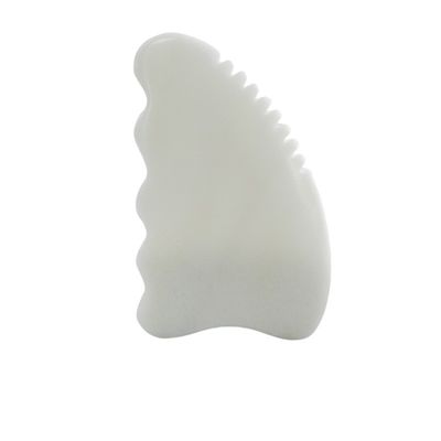 Outil de massage Natural White Jade Stone Gua Sha Scraping Board for Body Massager Facial Beauty Outil de soin de la peau anti-âge