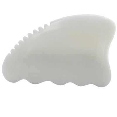 Outil de massage Natural White Jade Stone Gua Sha Scraping Board for Body Massager Facial Beauty Outil de soin de la peau anti-âge