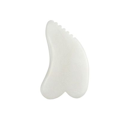 Massageur de corps Gua Sha Scraping Outil de massage Jade blanche Guasha Scraper de planche de Jade naturelle