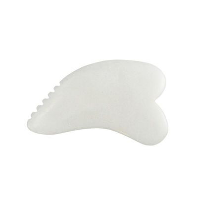Massageur de corps Gua Sha Scraping Outil de massage Jade blanche Guasha Scraper de planche de Jade naturelle