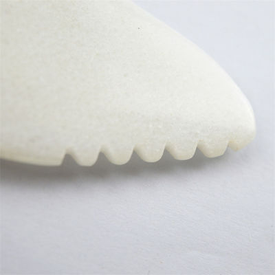 Massageur de corps Gua Sha Scraping Outil de massage Jade blanche Guasha Scraper de planche de Jade naturelle