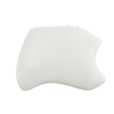Outil de massage corporel avec une planche de grattage de pierre de jade blanche naturelle Gua Sha Guasha Facial Spa Salon de beauté