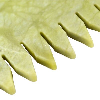 Peigne de massage style naturel Xiuyan Jade Gua Sha Scalp Guasha tête de pierre Massageur de cheveux soins de santé Salon de beauté
