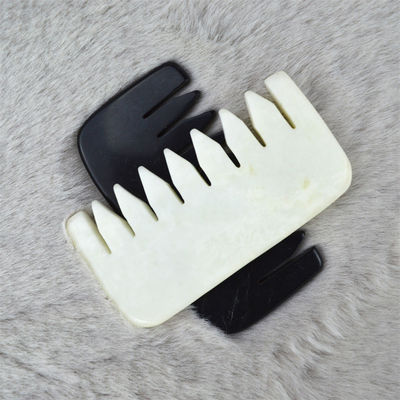 Xiuyan Jade Comb Median Scraping Massage Comb pour le massage musculaire et la pierre naturelle de jade Guasha peigne du cuir chevelu