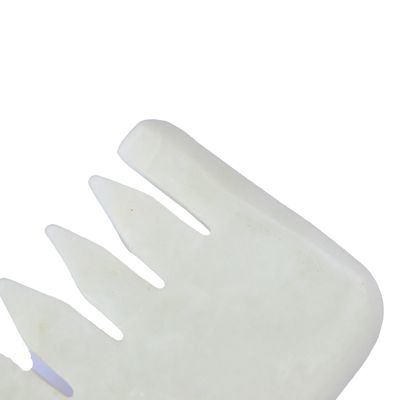 2024 Tendance Jade naturel Xiuyan Jade Gua Sha Peigne pour la tête Spa Massage du cuir chevelu fonctionnement Massage musculaire