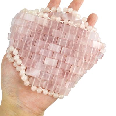 Masque à base de quartz rose de jade masque personnalisé Logo disponible outil de beauté pour le massage oculaire de soins de la peau