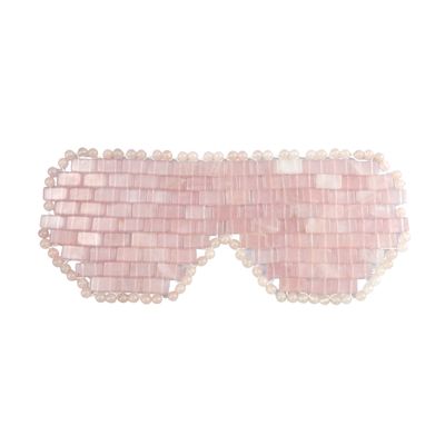 Soins oculaires naturels Rose Quartz Masque pour les yeux Masque pour le visage Jade Masque de guérison de pierre de cristal Anti-vieillissement Soins de la peau du visage Outils de massage du visage