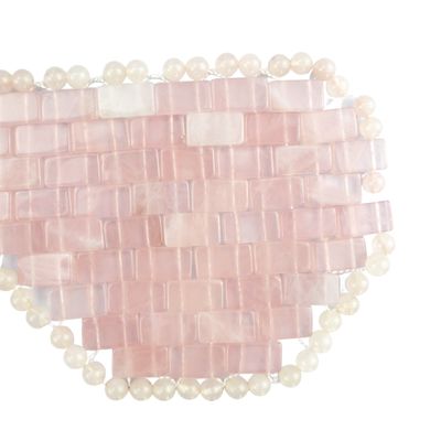Soins oculaires naturels Rose Quartz Masque pour les yeux Masque pour le visage Jade Masque de guérison de pierre de cristal Anti-vieillissement Soins de la peau du visage Outils de massage du visage