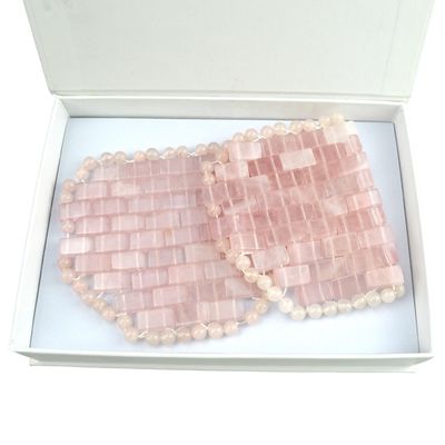 Soins oculaires naturels Rose Quartz Masque pour les yeux Masque pour le visage Jade Masque de guérison de pierre de cristal Anti-vieillissement Soins de la peau du visage Outils de massage du visage