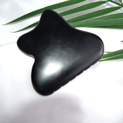 Outil de massage corporel 2024 Tendance Naturel Pierre Bian Noire Gua Sha Scraping Board pour le rajeunissement du Spa Facial