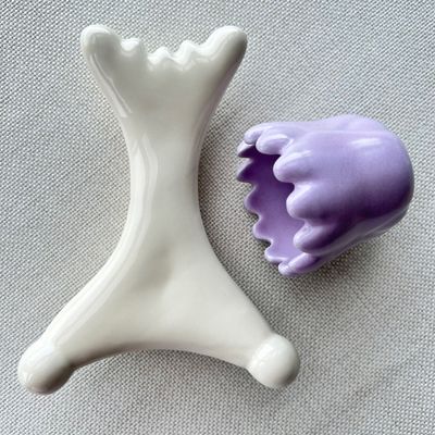 Logo personnalisé Disponibled Massageur de muscles du corps Outil de massage en céramique Gua Sha pour le soin de la peau
