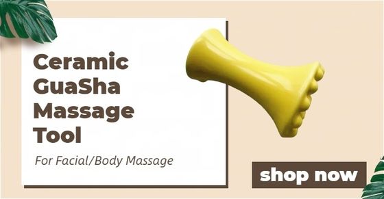 Outil de massage en céramique pour le massage du visage et du corps en Corée