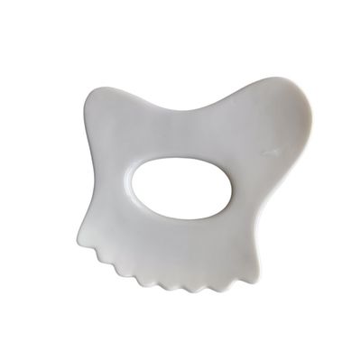 Logo personnalisé Disponibled Mini Ceramique Gua Sha Outil de massage Massage corporel pour le cou Visage et soins de la peau Spa lifting du visage
