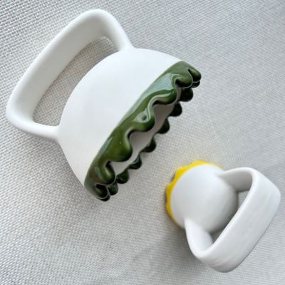Équipement de massage corporel Outil de guasha en céramique pour le massage musculaire Relaxant le visage Le cou arrière Tout le corps