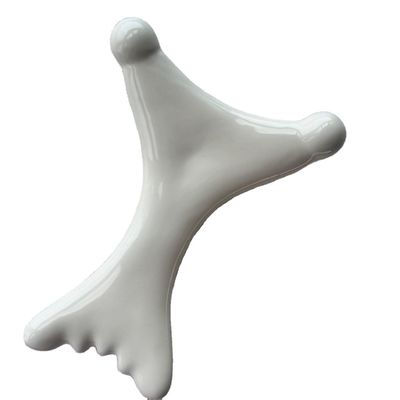Équipement de massage corporel Plaque de céramique blanche Gua Sha Thérapie anti-cellulite pour le massage du visage