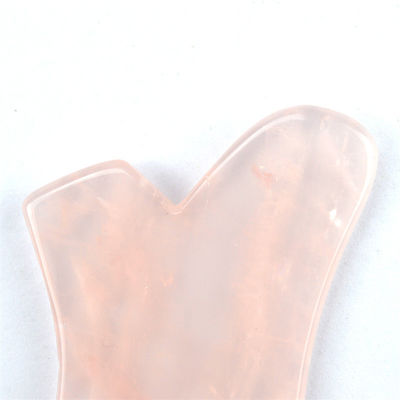 Masseur facial 2024 Rose Quartz Gua Sha Stone pour le corps Propriétés de l'équipement de soins de la peau et du massage corporel