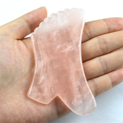 Masseur facial 2024 Rose Quartz Gua Sha Stone pour le corps Propriétés de l'équipement de soins de la peau et du massage corporel