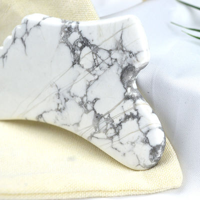 Équipement de massage pour la santé corporelle 2024 Howlite Gua Sha Scraping Board pour outil de beauté