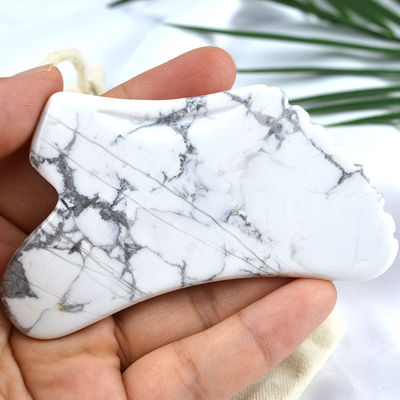 Équipement de massage pour la santé corporelle 2024 Howlite Gua Sha Scraping Board pour outil de beauté