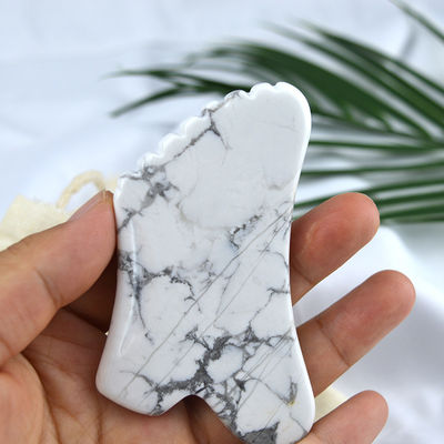 Équipement de massage pour la santé corporelle 2024 Howlite Gua Sha Scraping Board pour outil de beauté