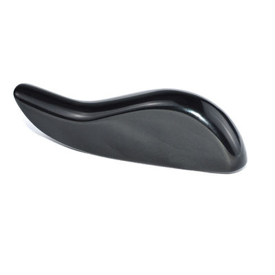 Pierre Gua Sha Obsidian à bande noire naturelle pour le massage corporel et l'outil professionnel de minceur du visage