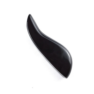 Pierre Gua Sha Obsidian à bande noire naturelle pour le massage corporel et l'outil professionnel de minceur du visage