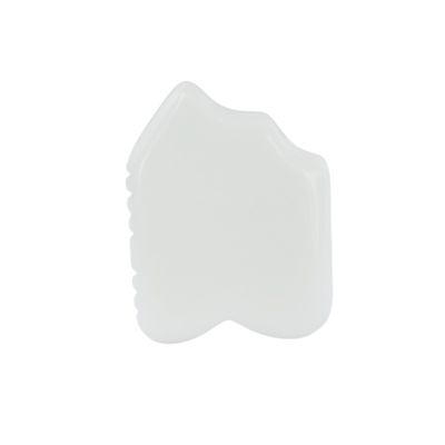 Propriétés de l'équipement de massage corporel naturel de jade blanc de pierre blanche Gua Sha outil de grattage pour le massage de soins de santé du corps