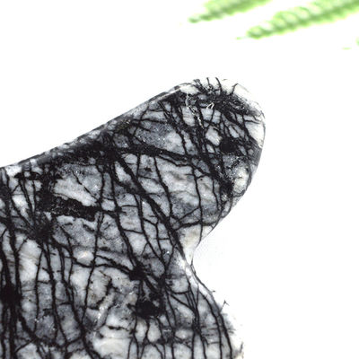 Drainage lymphatique complet du corps Forme du cœur Picasso Jasper Gua Sha Scraping Tableau de massage Guasha Stone Massageur du corps facial