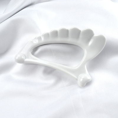 Outils de massage 2024 en forme d'aile en céramique Gua Sha Massageur à main pour le corps Massageur Drainage lymphatique et outil anti-âge