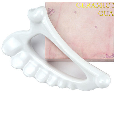 Massageur en céramique Gua Sha acceptable pour la sculpture corporelle de style coréen et le drainage lymphatique