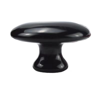 Outil de massage corporel 2024 Pierre Bian Noire Grand Champignon en forme de Gua Sha Massageur pour le massage facial et les soins de santé 55mm*35mm