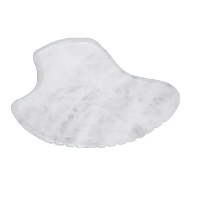 Outil d'auto-soins de la peau Jade Blanche Gua Sha Scraping Tableau de massage pour la fonction de masseur de corps 2024 Produit de tendance