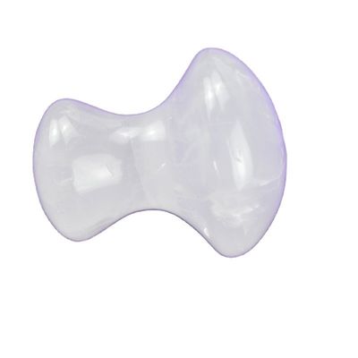 Pierre à gratter en forme de champignon de quartz transparent chaud pour le massage musculaire complet du corps et le traitement du visage