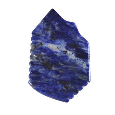Logo personnalisé disponible à partir de 2024 Blue Sodalite Gua Sha Scraping Tableau de massage pour le visage et le corps Massageur Spa Stone