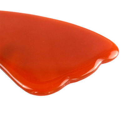 2024 Carnélien rouge Gua Sha Board Les soins de santé essentiels Agate Guasha pierre pour le massage du visage et les soins du visage