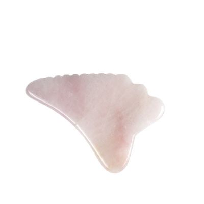 2024 Wing Shape Rose Quartz Gua Sha Scraping Board Pink Crystal Guasha Massageur du corps facial Outil de spa pour les outils de massage