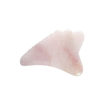 2024 Wing Shape Rose Quartz Gua Sha Scraping Board Pink Crystal Guasha Massageur du corps facial Outil de spa pour les outils de massage