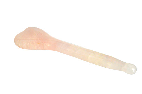2024 Massage à l'acupresseur au quartz rose Guasha Stick L'outil ultime pour revitaliser l'acupression faciale et la beauté de la peau