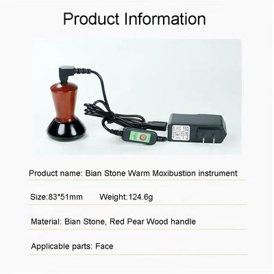 Une bande de massage portable pour la pierre chaude naturelle