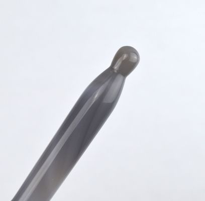 Massageur de corps Cuillère à rouleaux d' agat gris Cuillère Gua Sha pour le massage des tissus profonds et le point d'acupression