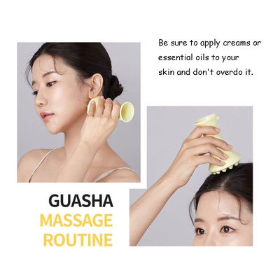 SPA thérapie d'acupuncture en céramique Gua Sha outil de grattage pour le traitement anti-âge du corps visage Cou et tête en céramique