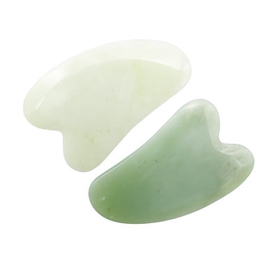 Xiuyan Jade Guasha Board pour le visage et le corps soins de la peau Forme du cœur Outil de massage Gua Sha pour soulager les tensions musculaires