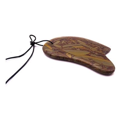 Prise en charge OEM/ODM Naturel Nuwa Stone Facial Gua Sha Scraping Outil de massage de la peau pour le lifting médical portable et la beauté