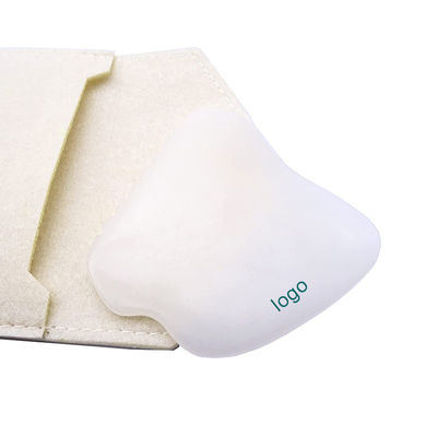 Massageur de corps portable portatif Afghan White Jade Gua Sha Board pour le soin du visage et du corps personnalisable