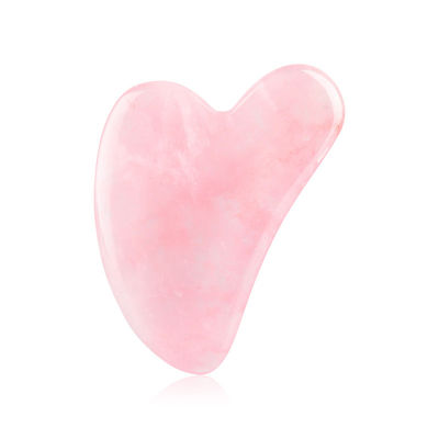 Outil de massage portable en pierre de gua sha pour le visage et le cou