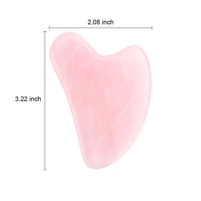 Outil de massage portable en pierre de gua sha pour le visage et le cou