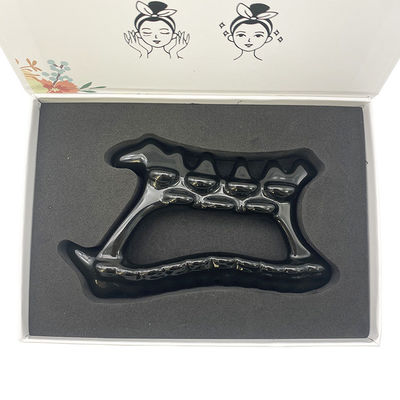 Outil de massage pour soins de santé personnels Noir céramique Gua Sha Traitement du visage et du corps Equipement de soin de la peau