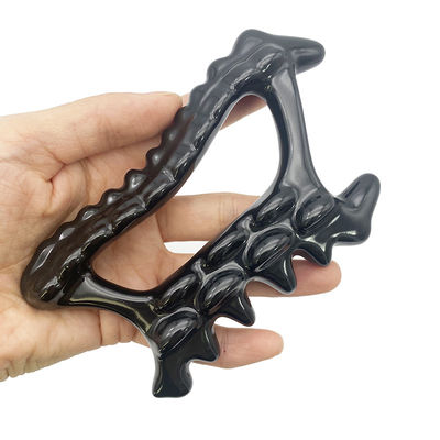 Outil de massage pour soins de santé personnels Noir céramique Gua Sha Traitement du visage et du corps Equipement de soin de la peau