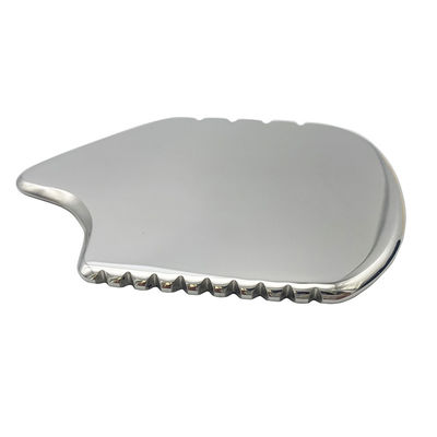 Outil facial en acier inoxydable en argent pour l'acupuncture SPA pour le visage, le cou et les yeux